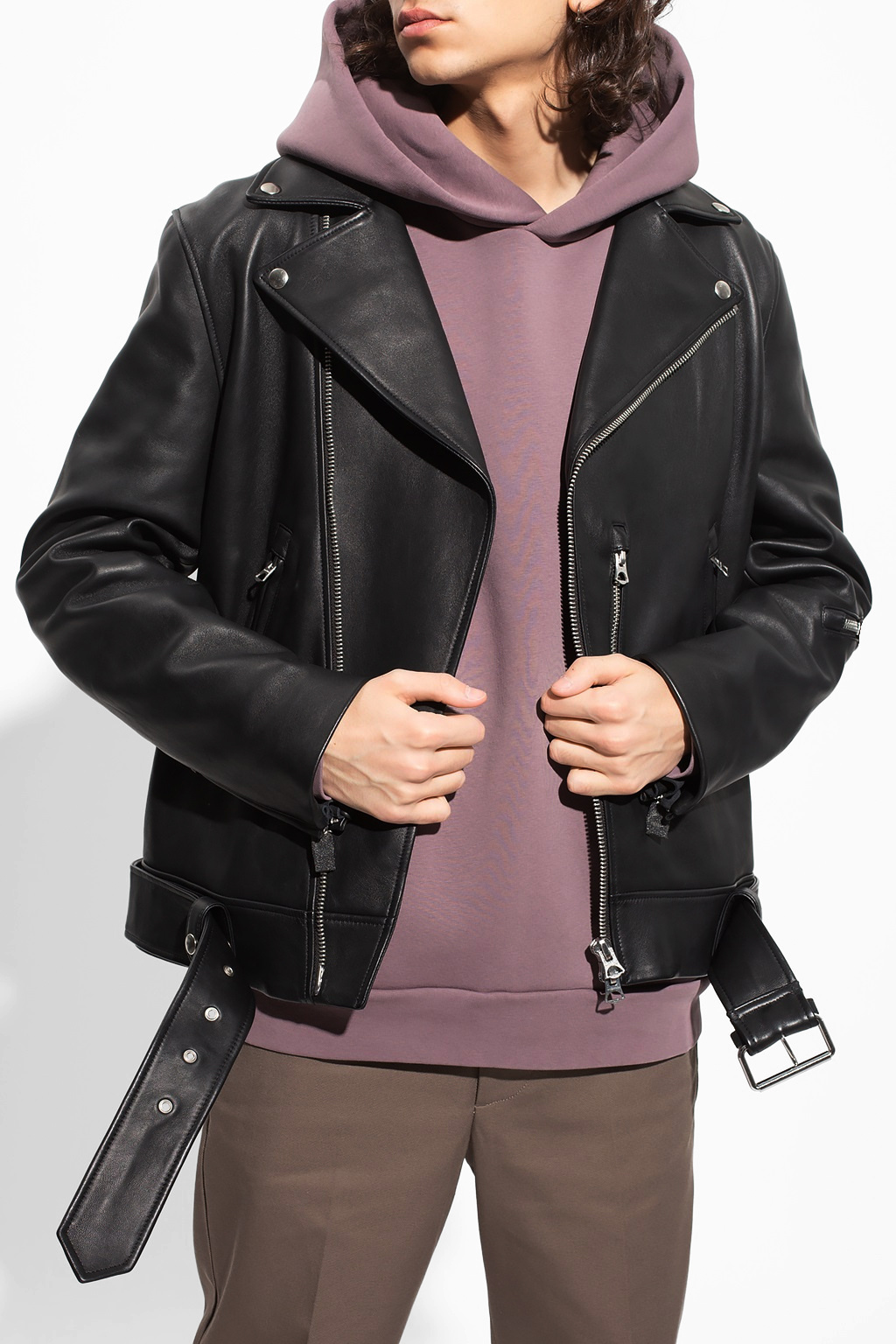 Acne shop leather jacket